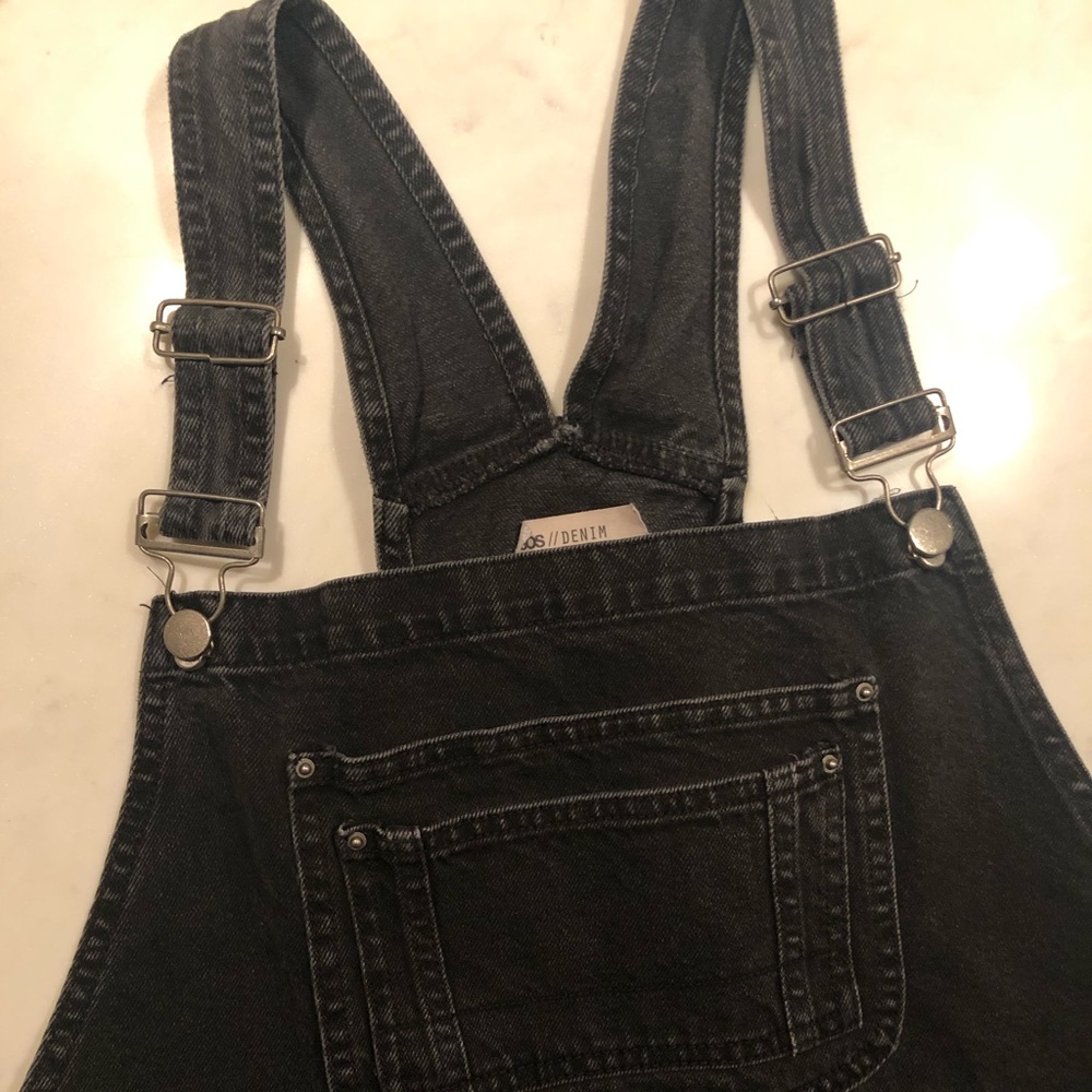ASOS black size 16 overall dress